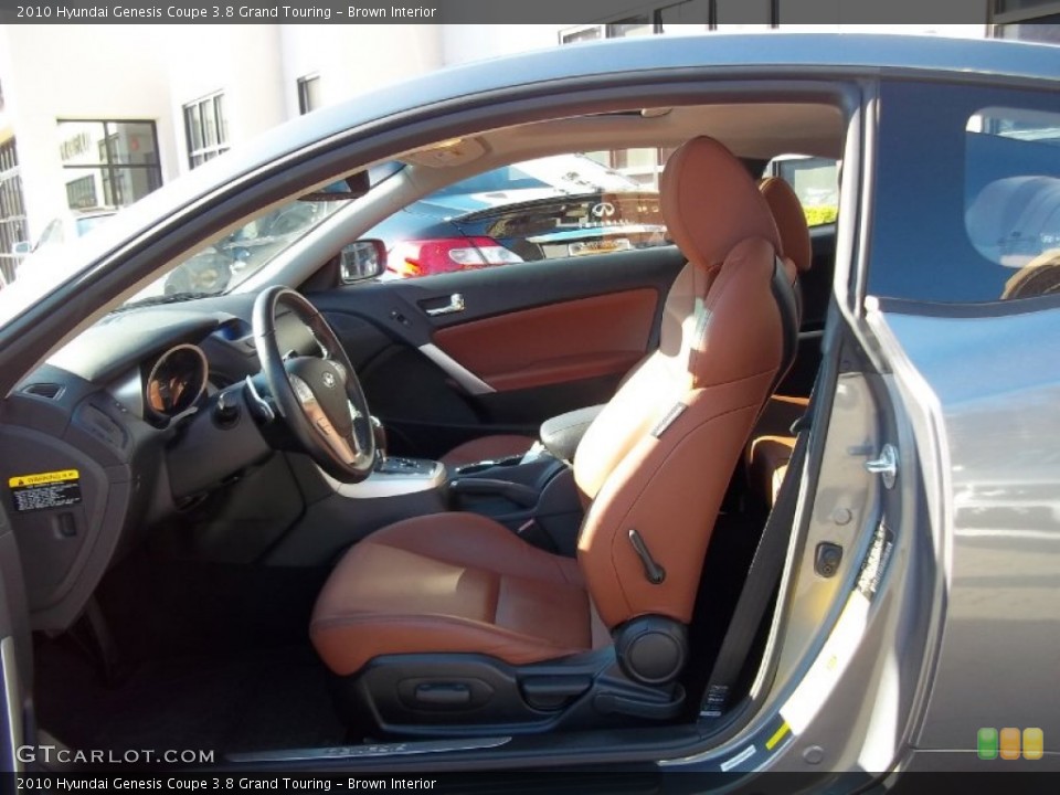 Brown Interior Photo for the 2010 Hyundai Genesis Coupe 3.8 Grand Touring #58208798