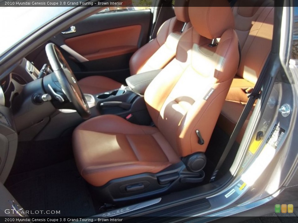 Brown Interior Photo for the 2010 Hyundai Genesis Coupe 3.8 Grand Touring #58208823