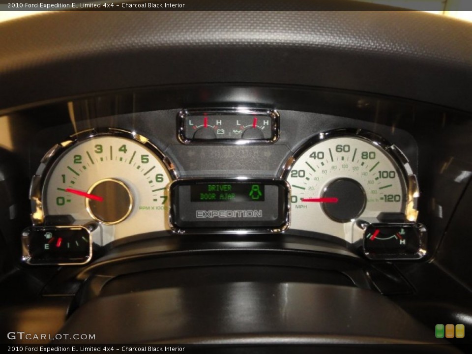 Charcoal Black Interior Gauges for the 2010 Ford Expedition EL Limited 4x4 #58210388