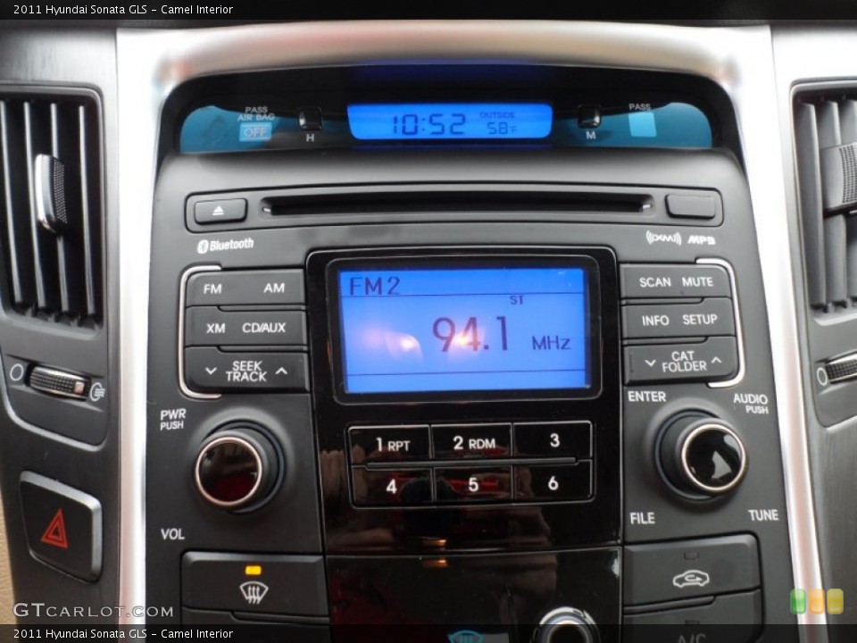 Camel Interior Controls for the 2011 Hyundai Sonata GLS #58210914