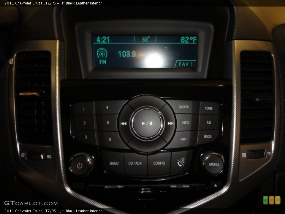Jet Black Leather Interior Controls for the 2011 Chevrolet Cruze LTZ/RS #58211314