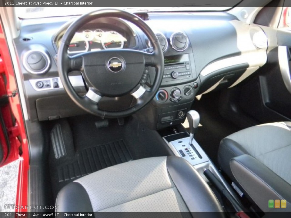 Charcoal Interior Dashboard for the 2011 Chevrolet Aveo Aveo5 LT #58212766