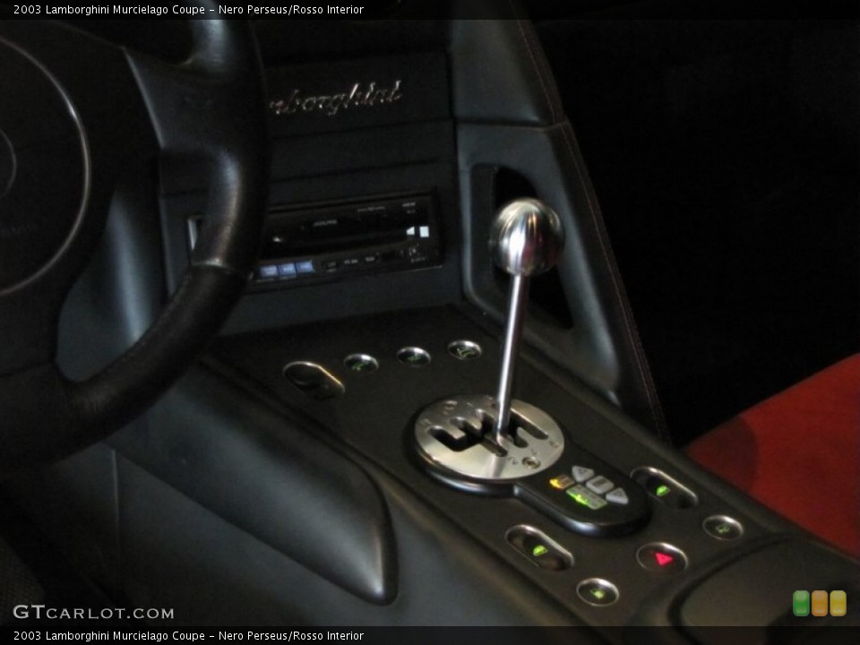 Nero Perseus/Rosso Interior Transmission for the 2003 Lamborghini Murcielago Coupe #58215152