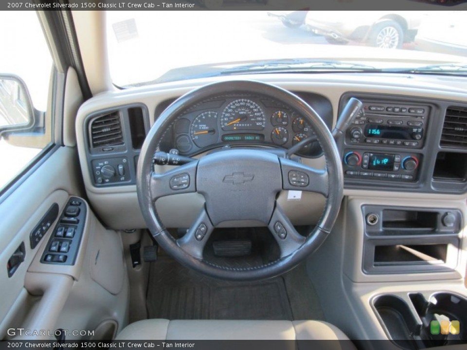 Tan Interior Dashboard for the 2007 Chevrolet Silverado 1500 Classic LT Crew Cab #58219016