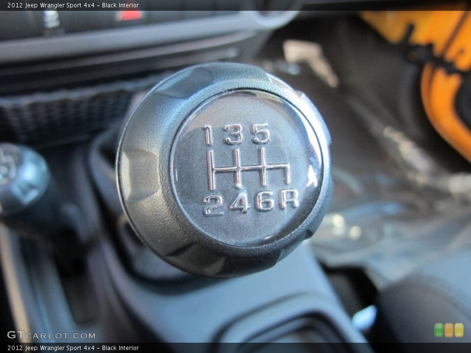 Black Interior Transmission for the 2012 Jeep Wrangler Sport 4x4 #58220208