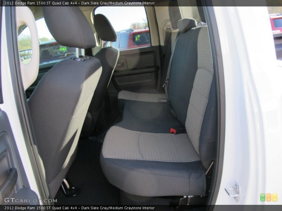 Dark Slate Gray/Medium Graystone Interior Photo for the 2012 Dodge Ram 1500 ST Quad Cab 4x4 #58220352