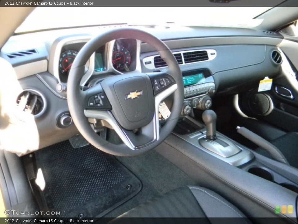 Black Interior Dashboard for the 2012 Chevrolet Camaro LS Coupe #58221550