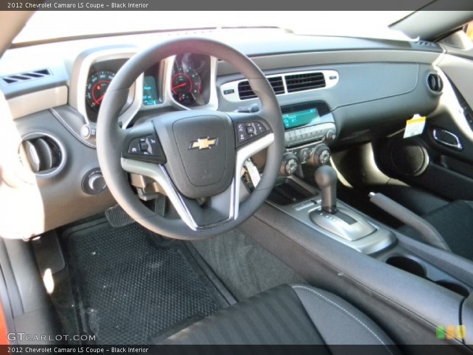 Black Interior Dashboard for the 2012 Chevrolet Camaro LS Coupe #58222517