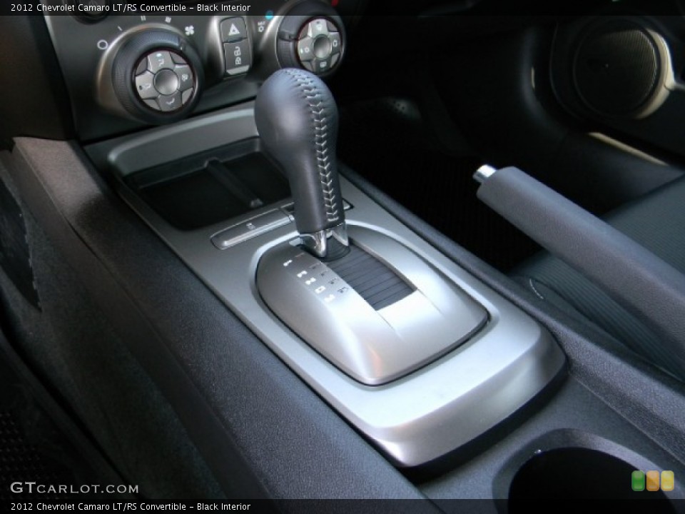 Black Interior Transmission for the 2012 Chevrolet Camaro LT/RS Convertible #58223069