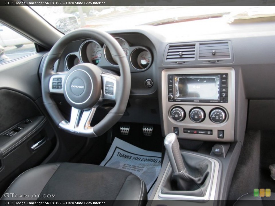Dark Slate Gray Interior Dashboard for the 2012 Dodge Challenger SRT8 392 #58223850