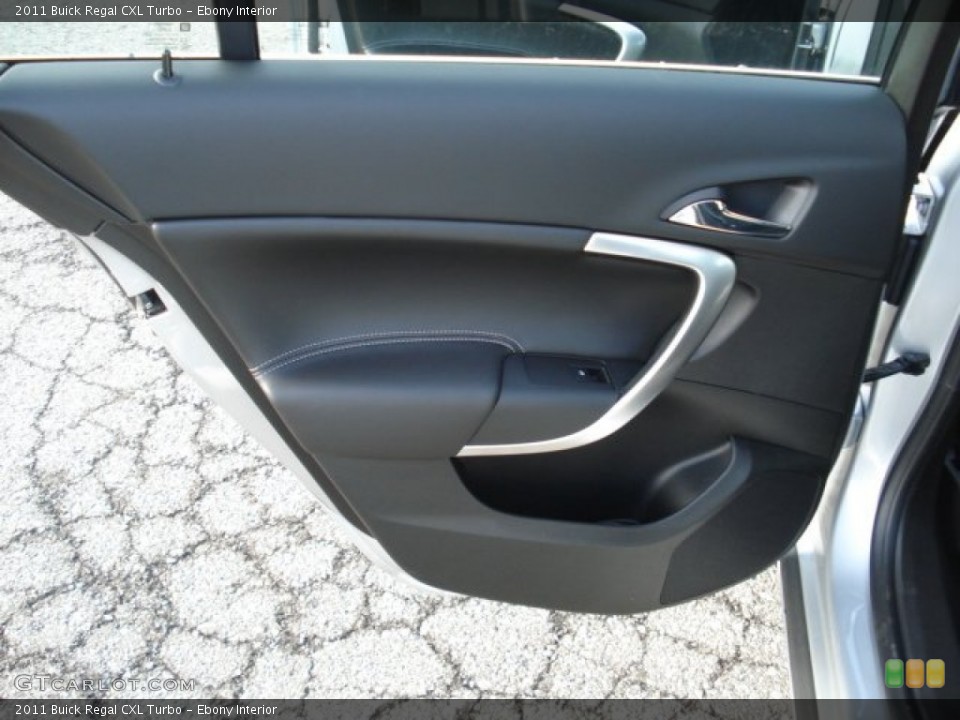 Ebony Interior Door Panel for the 2011 Buick Regal CXL Turbo #58224870