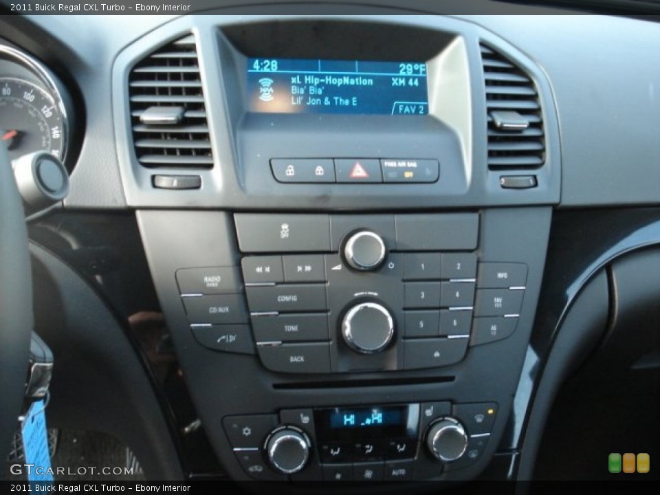 Ebony Interior Controls for the 2011 Buick Regal CXL Turbo #58224894