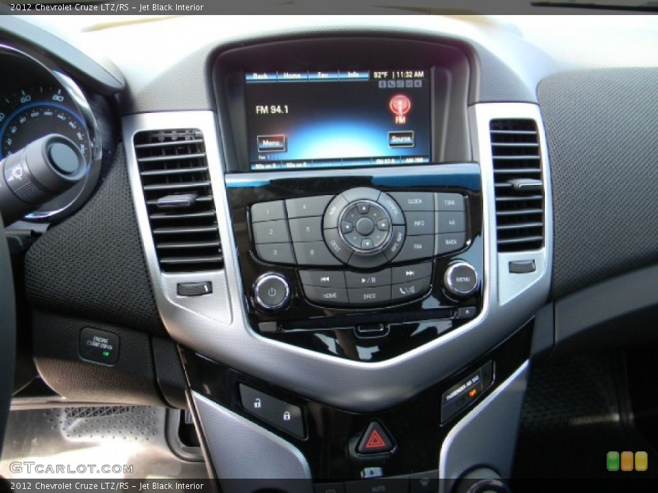 Jet Black Interior Controls for the 2012 Chevrolet Cruze LTZ/RS #58224975
