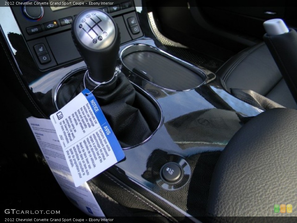 Ebony Interior Transmission for the 2012 Chevrolet Corvette Grand Sport Coupe #58226029