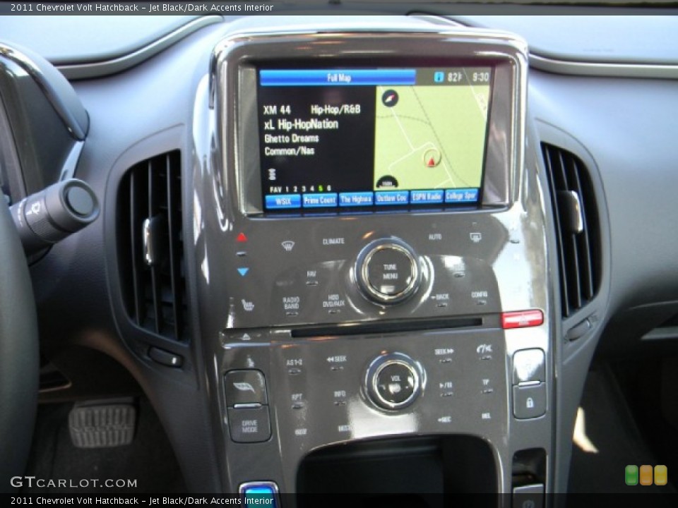Jet Black/Dark Accents Interior Navigation for the 2011 Chevrolet Volt Hatchback #58227068