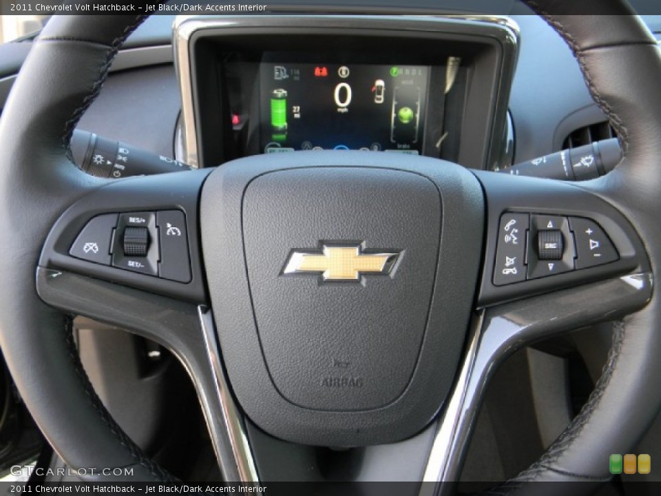 Jet Black/Dark Accents Interior Controls for the 2011 Chevrolet Volt Hatchback #58227086