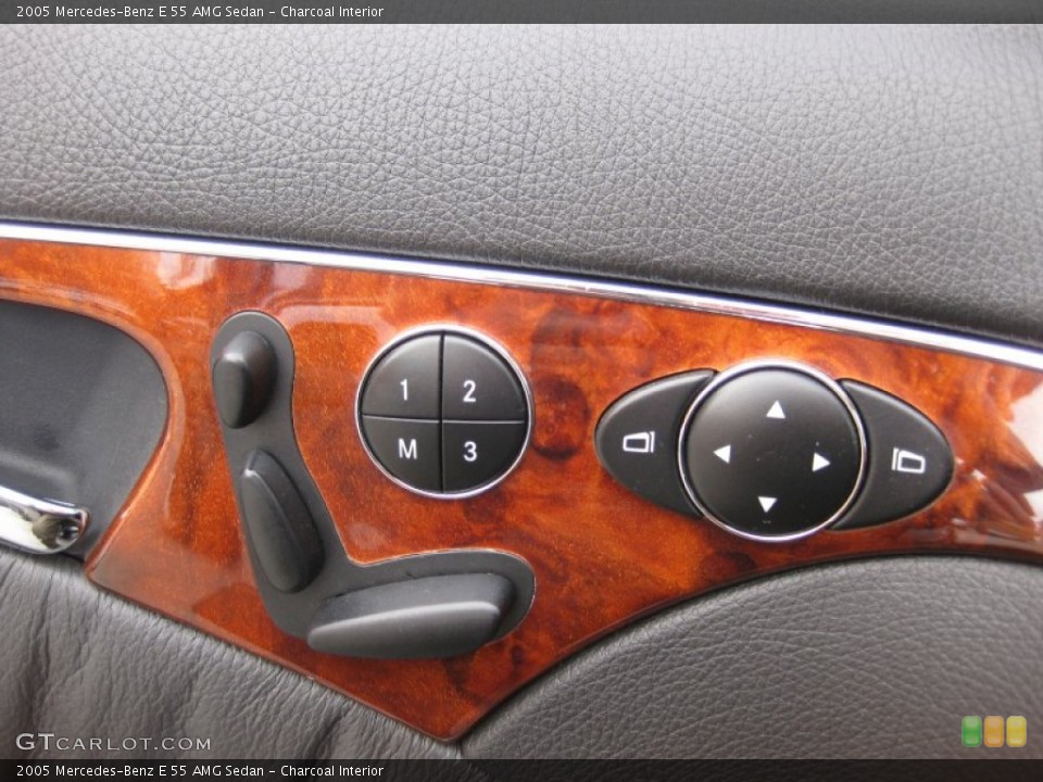 Charcoal Interior Controls for the 2005 Mercedes-Benz E 55 AMG Sedan #58228905
