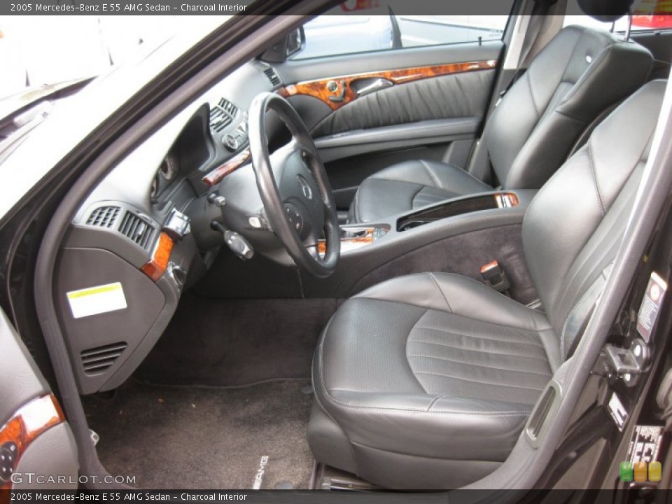 Charcoal Interior Photo for the 2005 Mercedes-Benz E 55 AMG Sedan #58229025