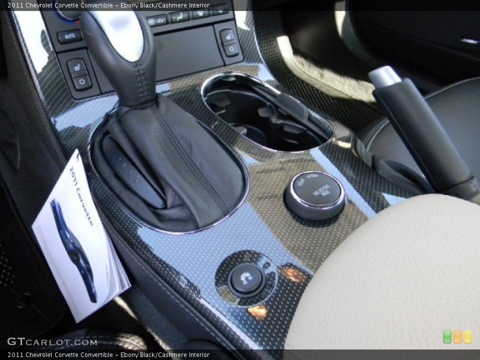 Ebony Black/Cashmere Interior Transmission for the 2011 Chevrolet Corvette Convertible #58231052