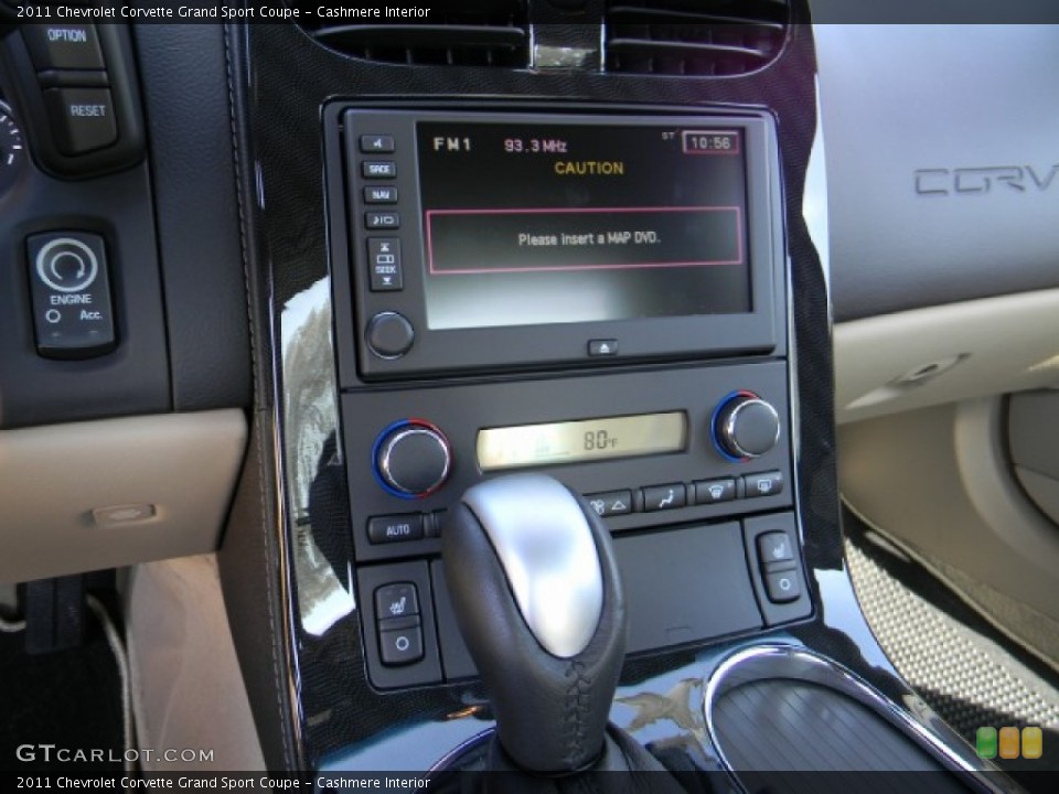 Cashmere Interior Controls for the 2011 Chevrolet Corvette Grand Sport Coupe #58231251