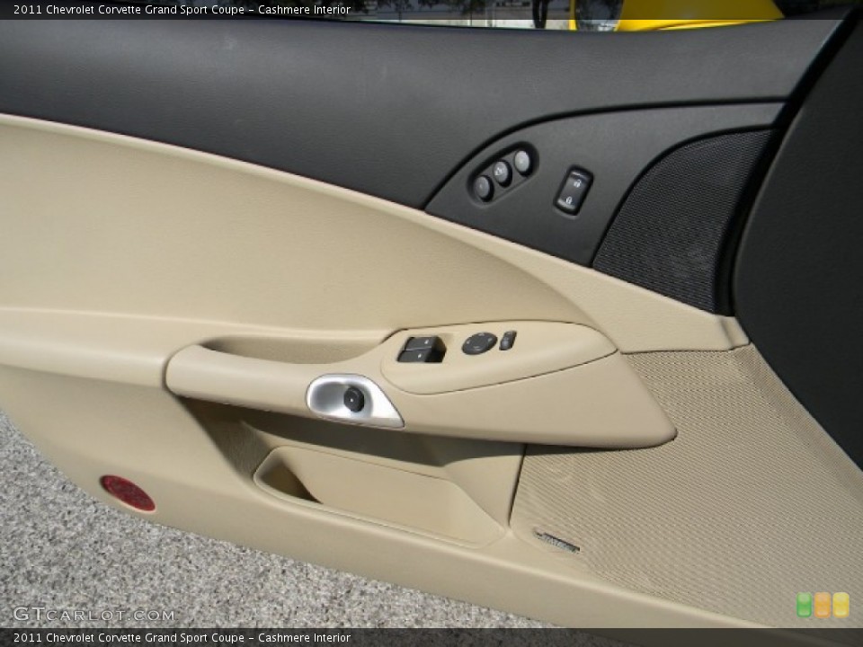 Cashmere Interior Door Panel for the 2011 Chevrolet Corvette Grand Sport Coupe #58231281