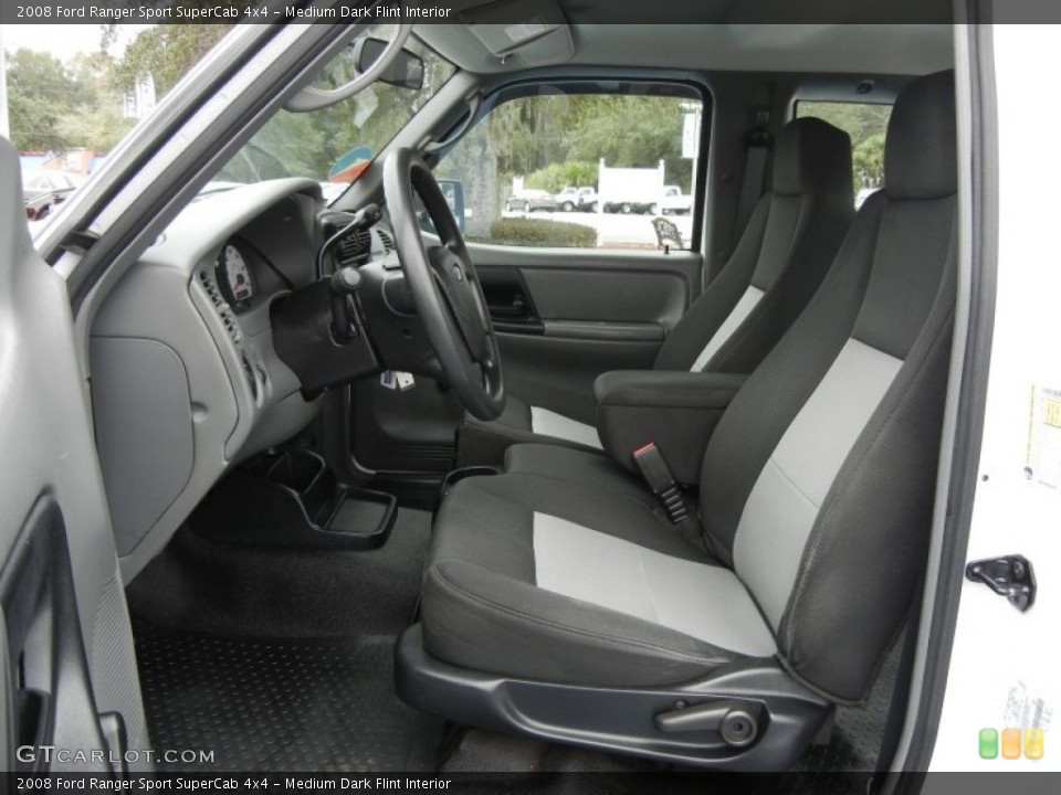 Medium Dark Flint Interior Photo for the 2008 Ford Ranger Sport SuperCab 4x4 #58234982