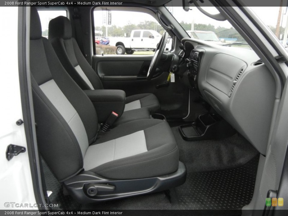 Medium Dark Flint Interior Photo for the 2008 Ford Ranger Sport SuperCab 4x4 #58235000