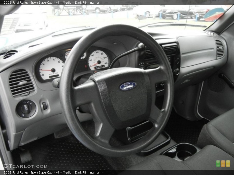 Medium Dark Flint Interior Dashboard for the 2008 Ford Ranger Sport SuperCab 4x4 #58235012