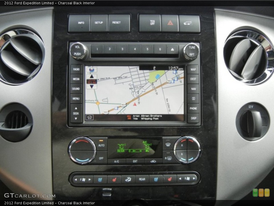 Charcoal Black Interior Navigation for the 2012 Ford Expedition Limited #58235883