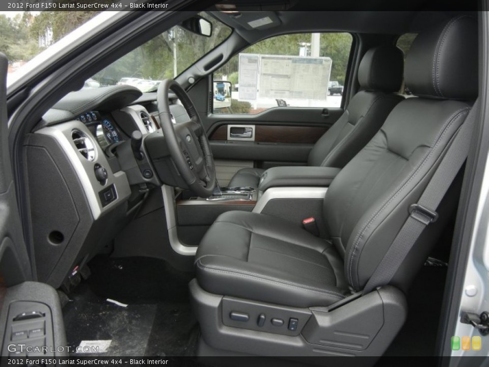 Black Interior Photo for the 2012 Ford F150 Lariat SuperCrew 4x4 #58236166