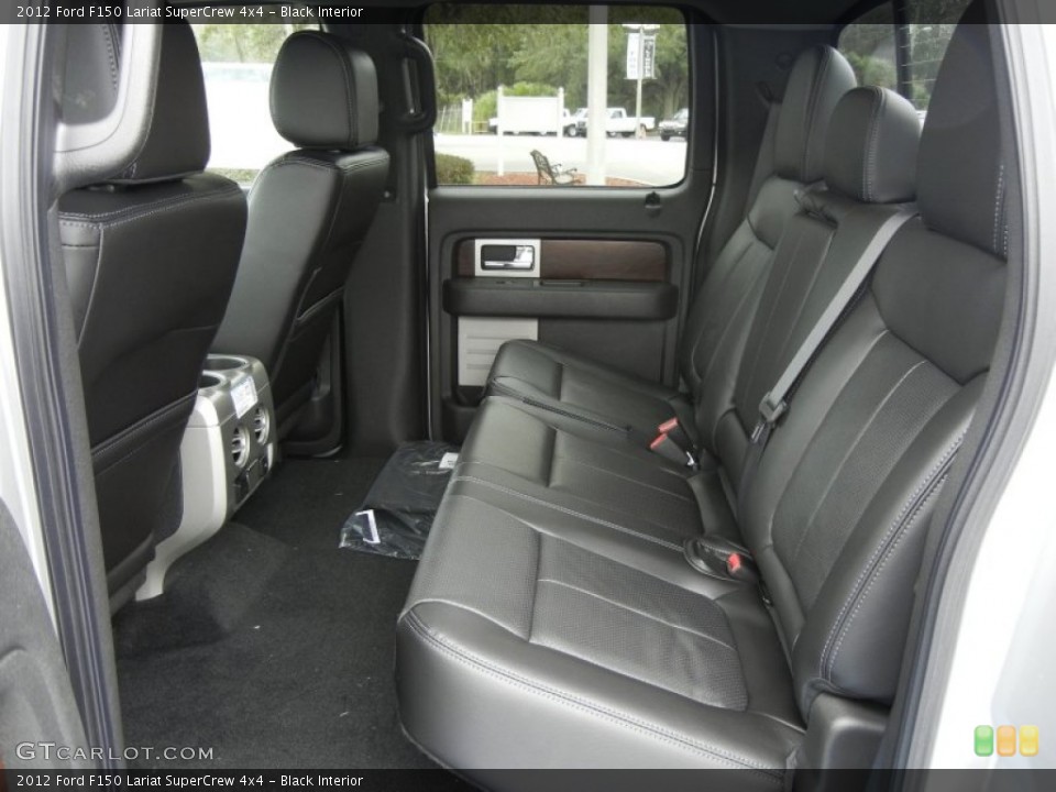 Black Interior Photo for the 2012 Ford F150 Lariat SuperCrew 4x4 #58236172