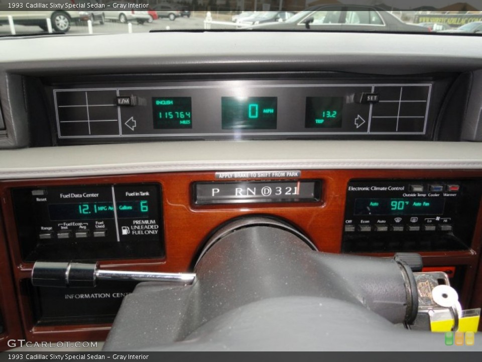 Gray Interior Gauges for the 1993 Cadillac Sixty Special Sedan #58237192
