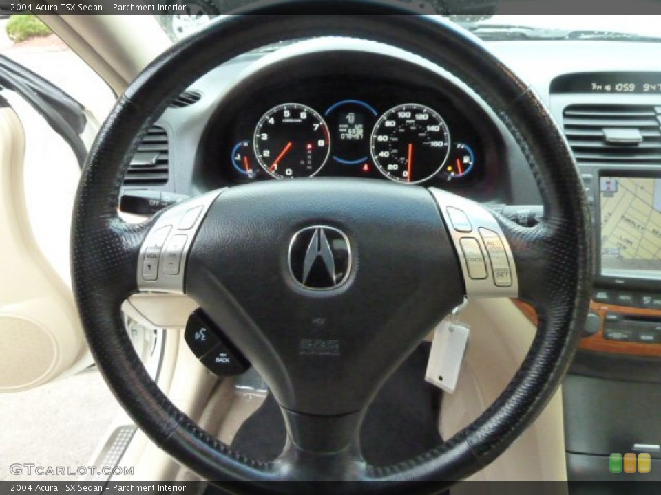 Parchment Interior Steering Wheel for the 2004 Acura TSX Sedan #58237413