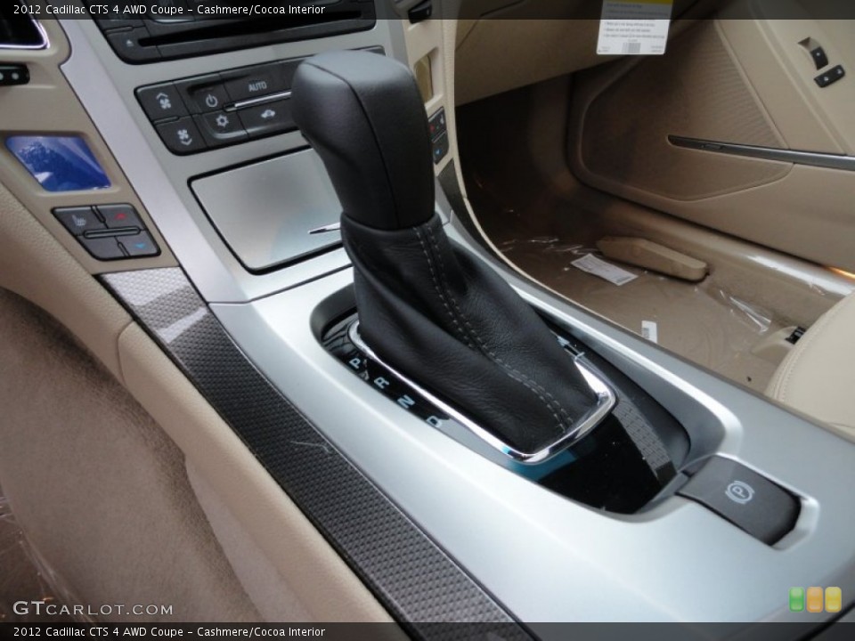 Cashmere/Cocoa Interior Transmission for the 2012 Cadillac CTS 4 AWD Coupe #58237549