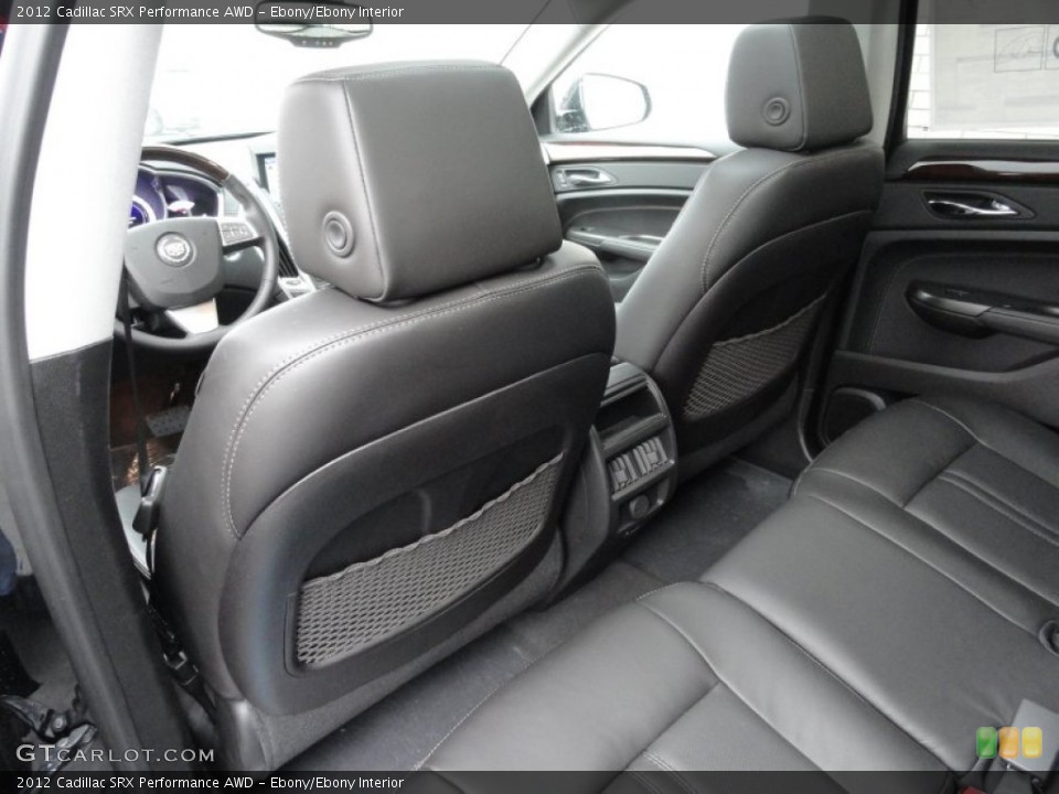 Ebony/Ebony Interior Photo for the 2012 Cadillac SRX Performance AWD #58237749