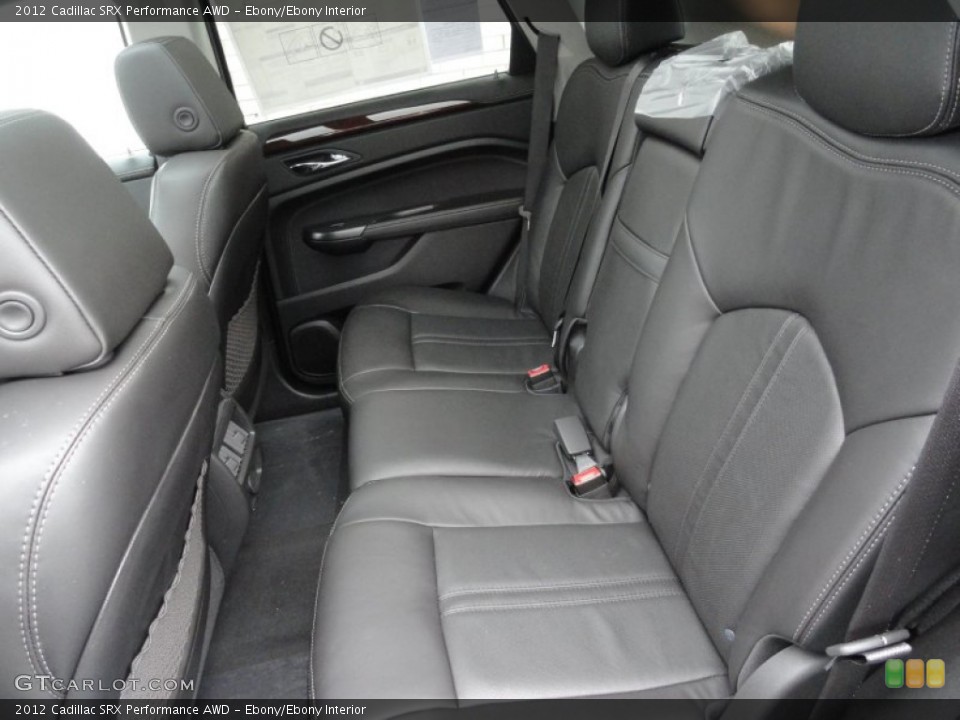 Ebony/Ebony Interior Photo for the 2012 Cadillac SRX Performance AWD #58237755