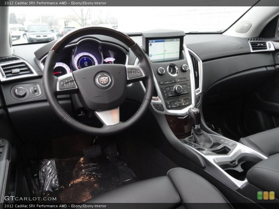 Ebony/Ebony Interior Dashboard for the 2012 Cadillac SRX Performance AWD #58237761