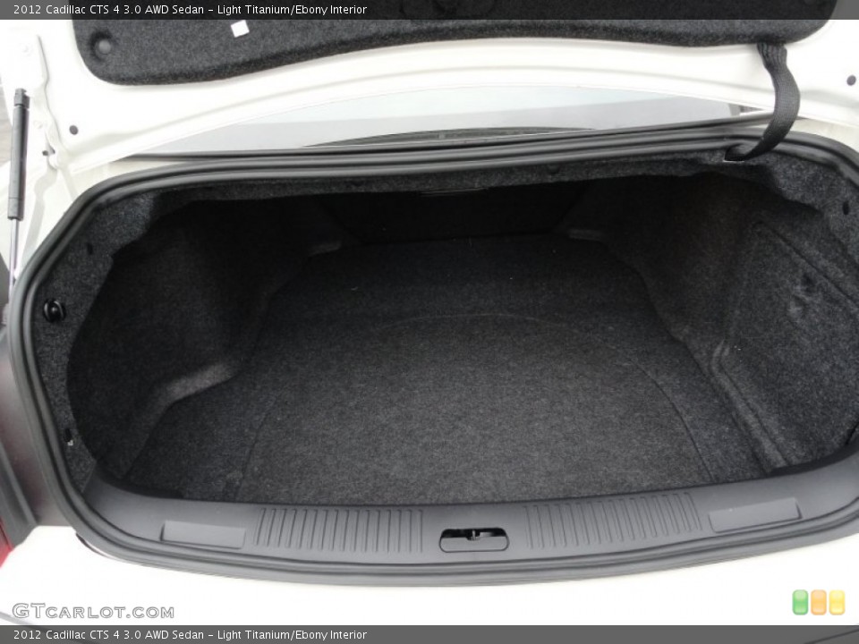 Light Titanium/Ebony Interior Trunk for the 2012 Cadillac CTS 4 3.0 AWD Sedan #58237900