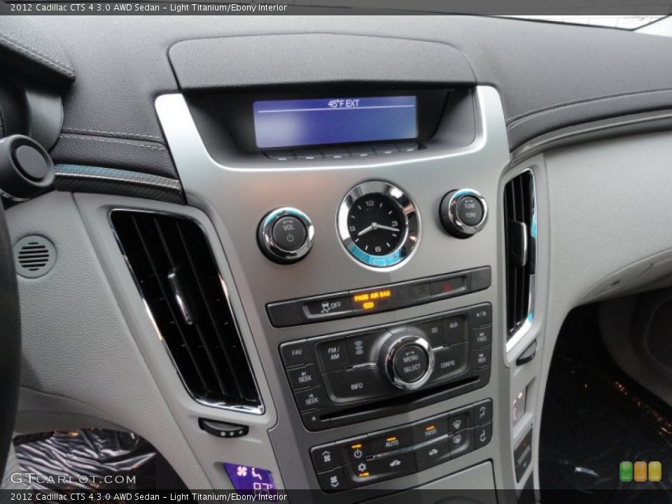 Light Titanium/Ebony Interior Controls for the 2012 Cadillac CTS 4 3.0 AWD Sedan #58237918