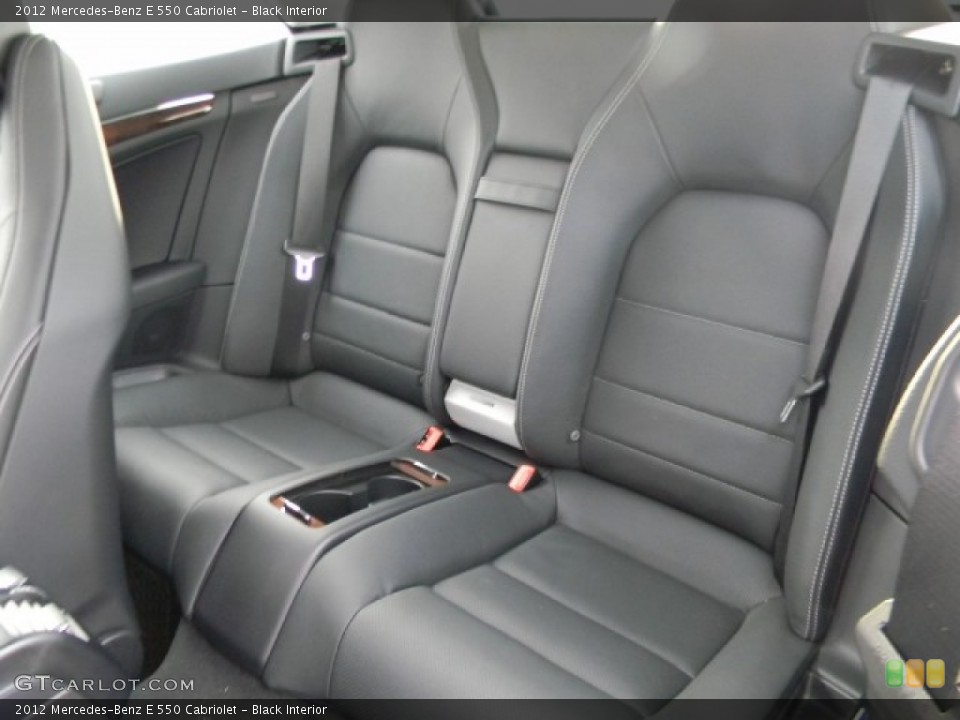 Black Interior Photo for the 2012 Mercedes-Benz E 550 Cabriolet #58240447