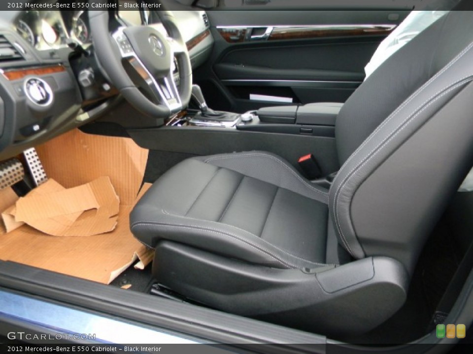 Black Interior Photo for the 2012 Mercedes-Benz E 550 Cabriolet #58240453