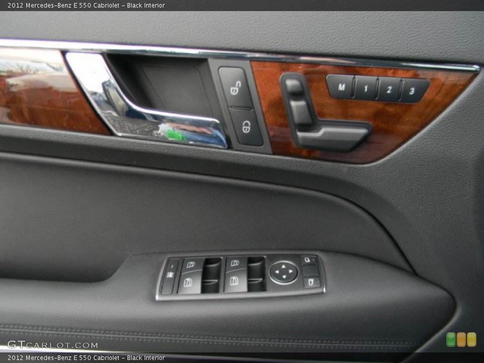 Black Interior Controls for the 2012 Mercedes-Benz E 550 Cabriolet #58240475