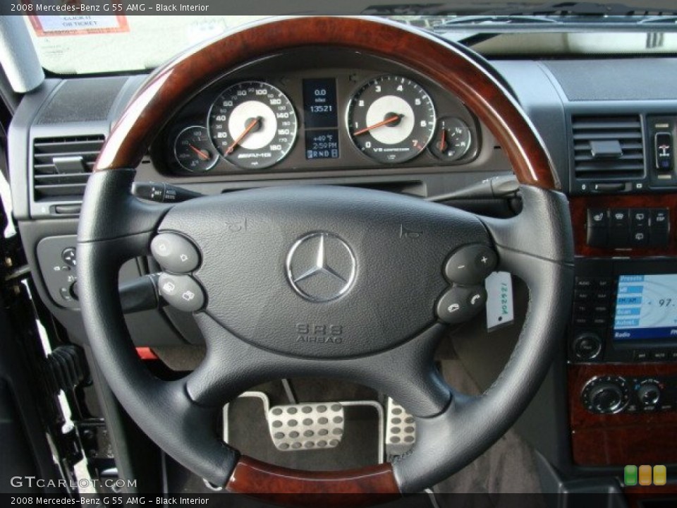 Black Interior Steering Wheel for the 2008 Mercedes-Benz G 55 AMG #58242292