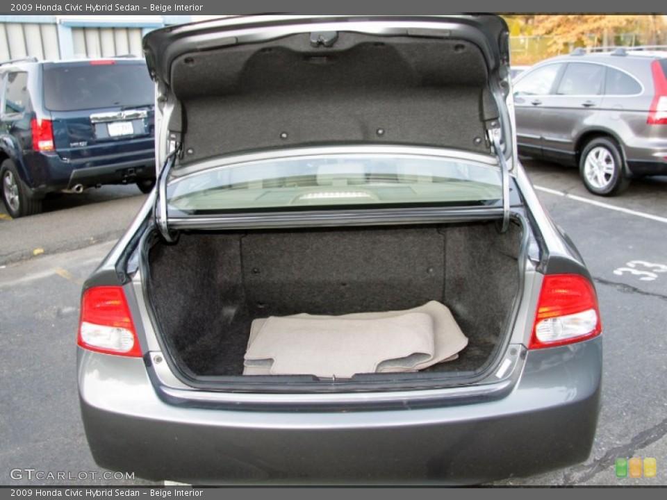 Beige Interior Trunk for the 2009 Honda Civic Hybrid Sedan #58242673