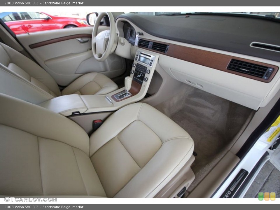 Sandstone Beige Interior Photo for the 2008 Volvo S80 3.2 #58245031