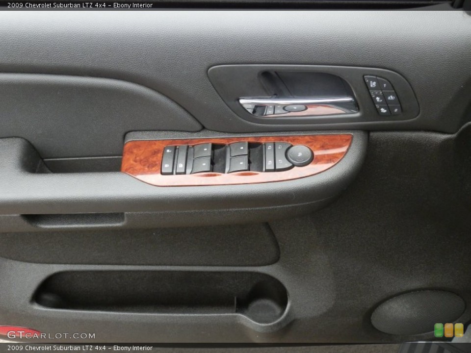 Ebony Interior Door Panel for the 2009 Chevrolet Suburban LTZ 4x4 #58245724