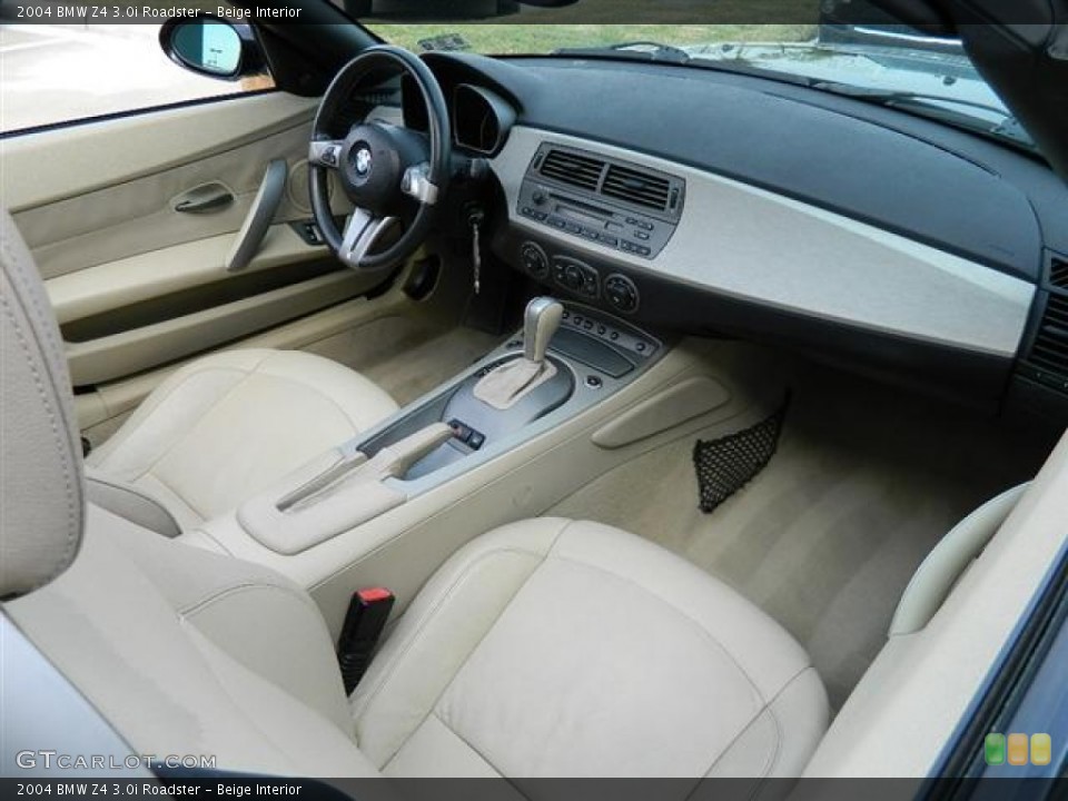 Beige Interior Photo for the 2004 BMW Z4 3.0i Roadster #58246327