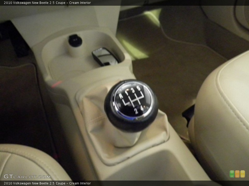 Cream Interior Transmission for the 2010 Volkswagen New Beetle 2.5 Coupe #58247010