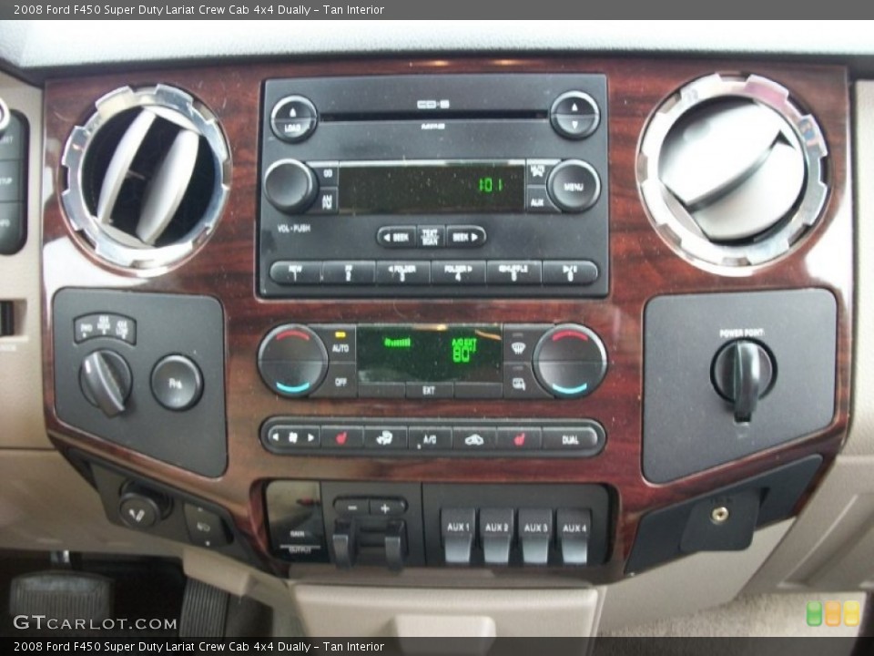 Tan Interior Audio System for the 2008 Ford F450 Super Duty Lariat Crew Cab 4x4 Dually #58247554
