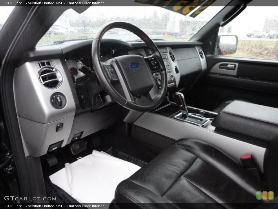 Charcoal Black 2010 Ford Expedition Interiors